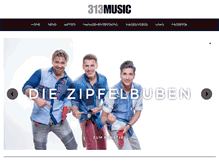 Tablet Screenshot of 313music.de